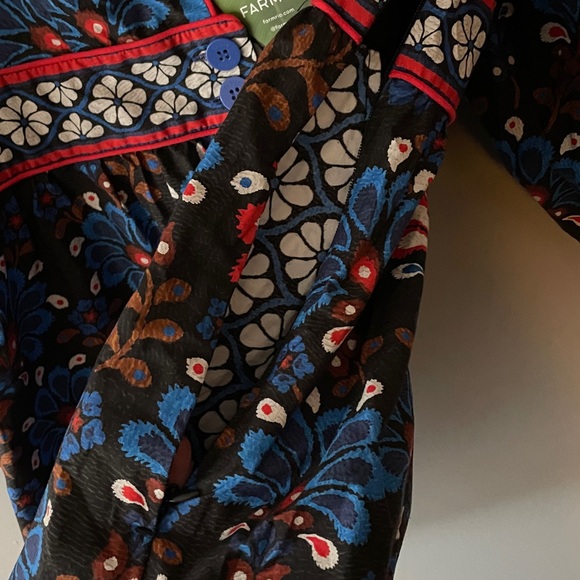 Farm Rio Button Front Mini Dress - Picture 8 of 9